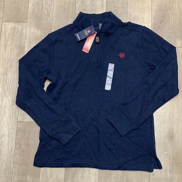 Boys Nwt Chaps Ralph Lauren Quarter Zip Sweater Pullover‎ - Picture 1 of 5